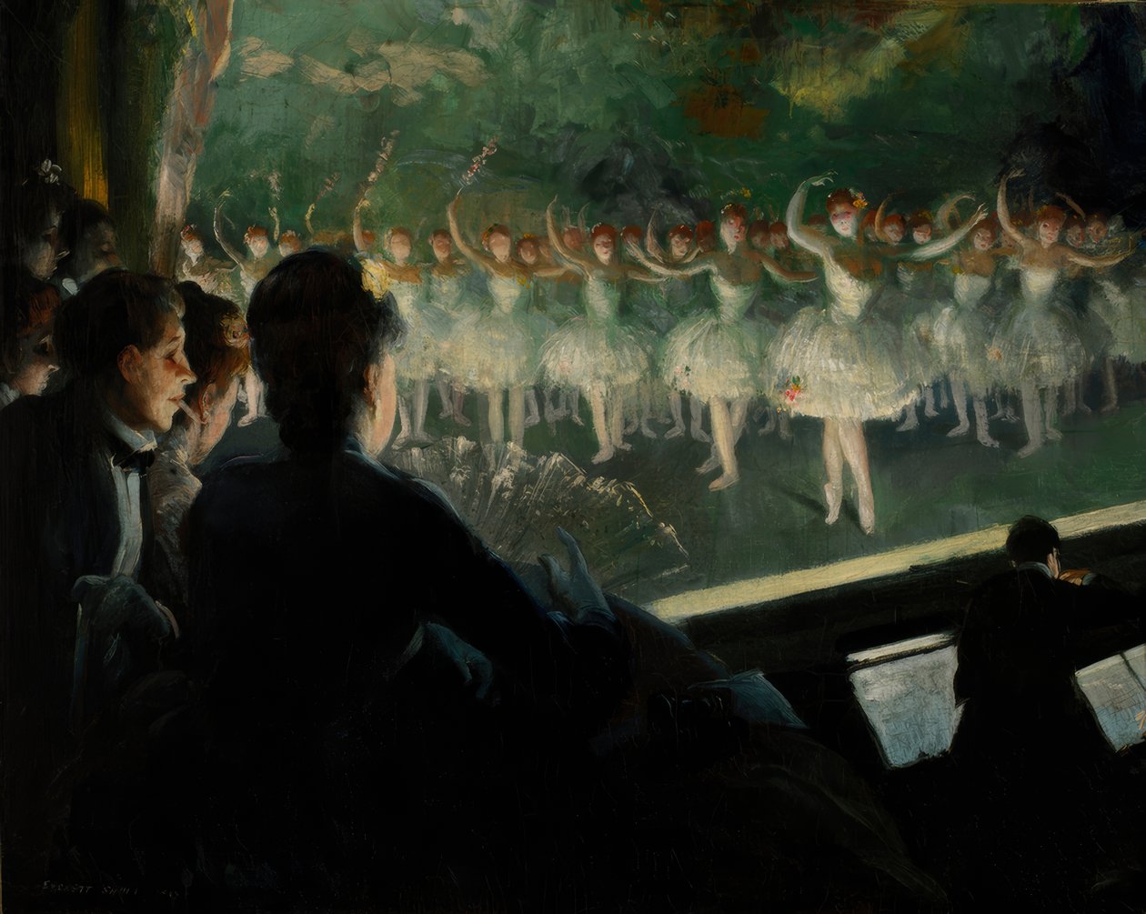 Den hvide ballet af Everett Shinn