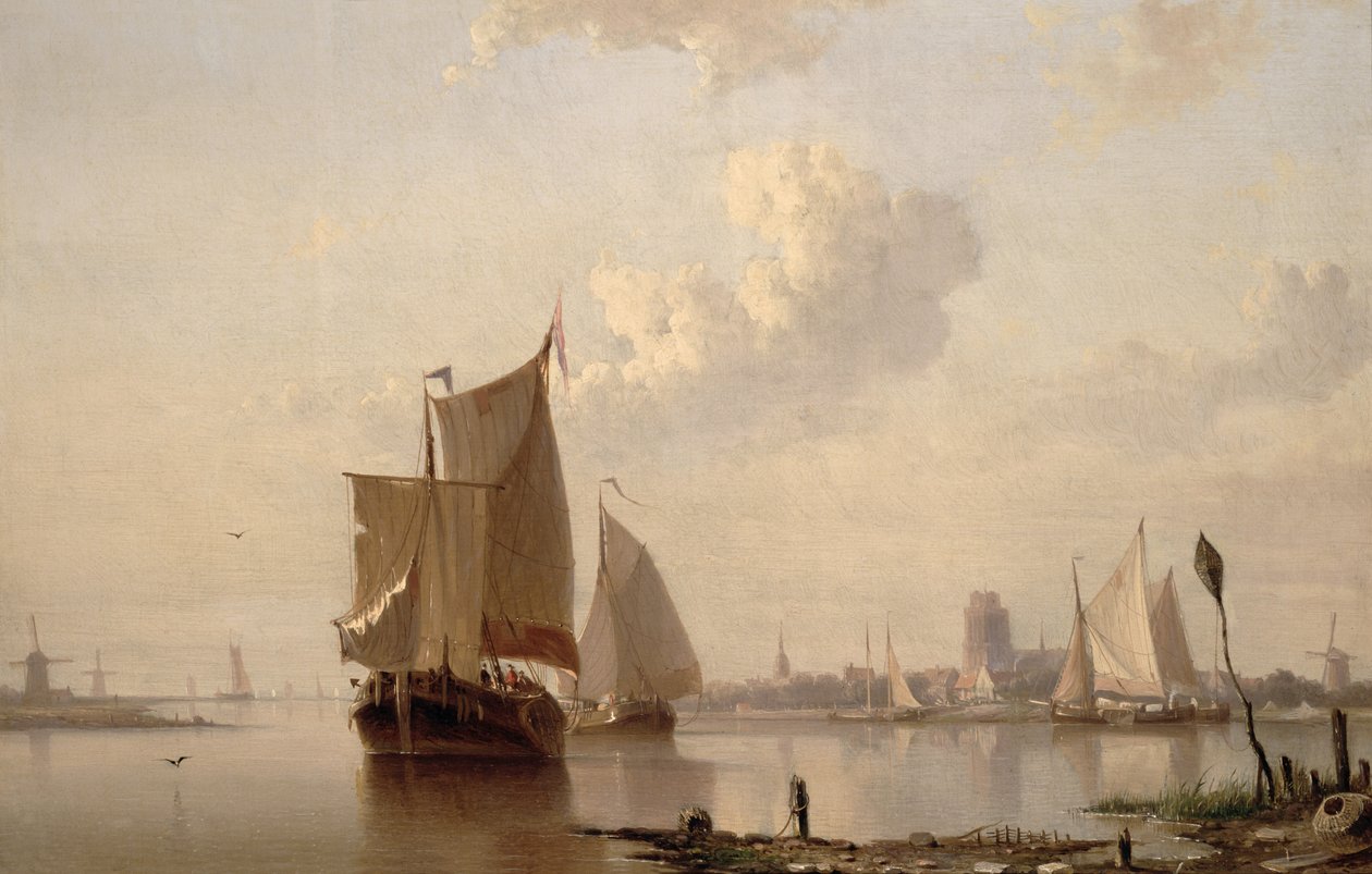 Både i havnen af Everhardus Koster
