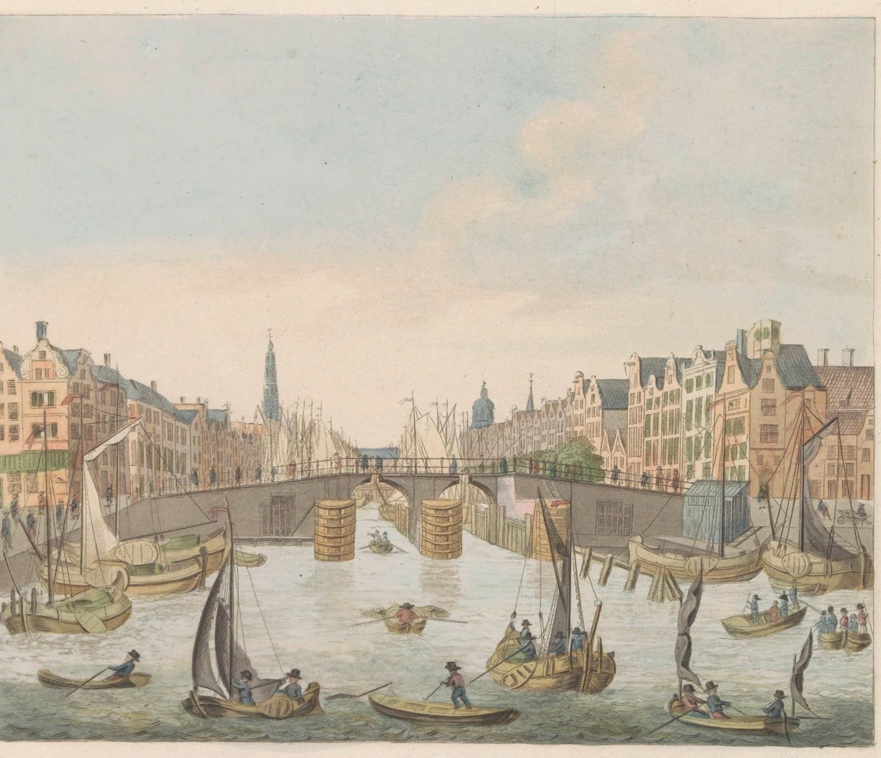 Udsigt over Nieuwe-broen, ca. 1810-1813 Vue du Pont-Neuf, præmie de l