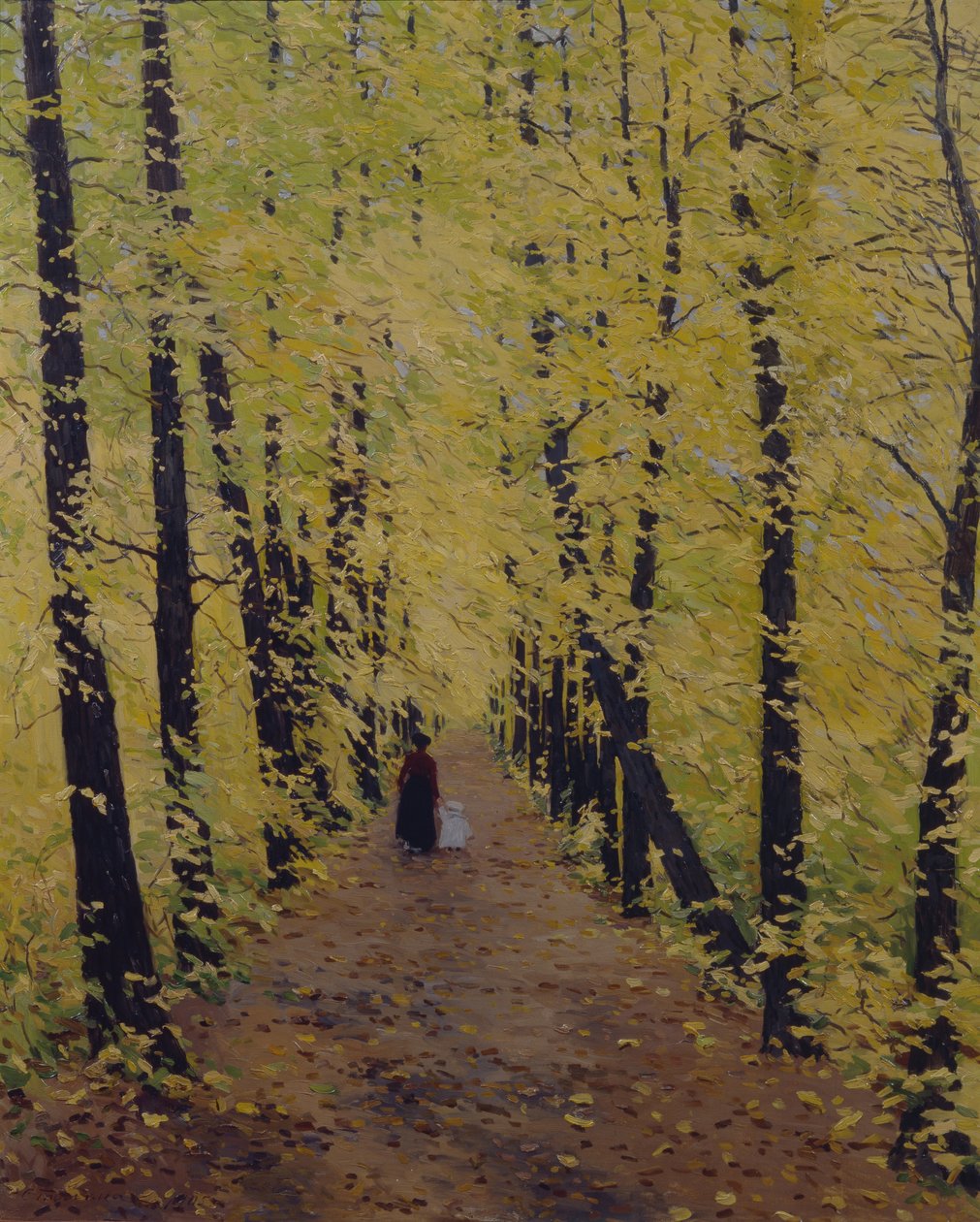 Efterår, 1905 af Evgeni Ivanovich Stolitsa