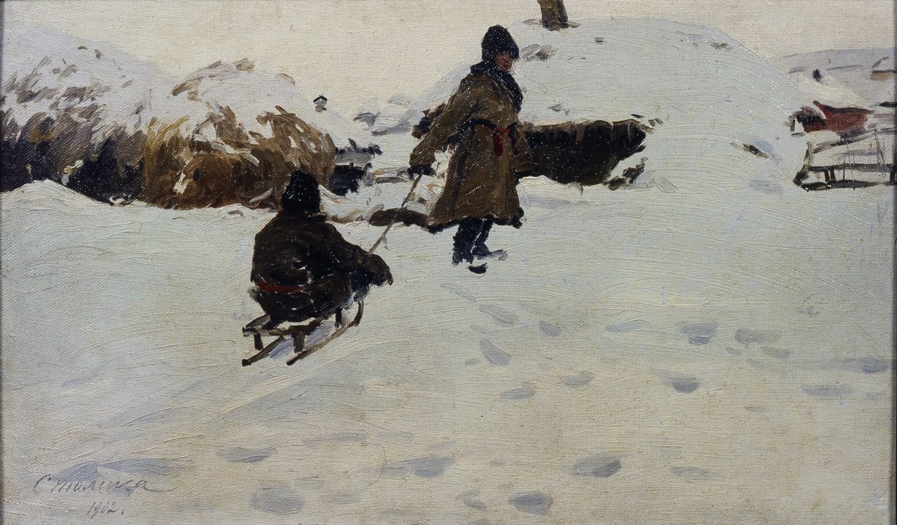 Vinter, 1902 af Evgeni Ivanovich Stolitsa
