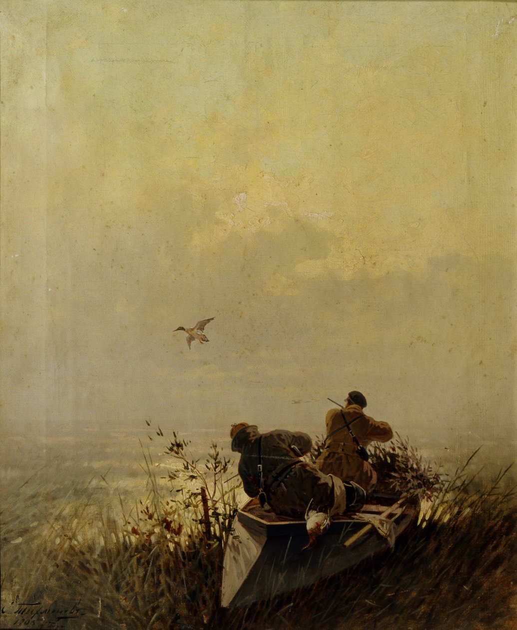 Andejagt, 1905 af Evgeny Alexandrovich Tichmenev