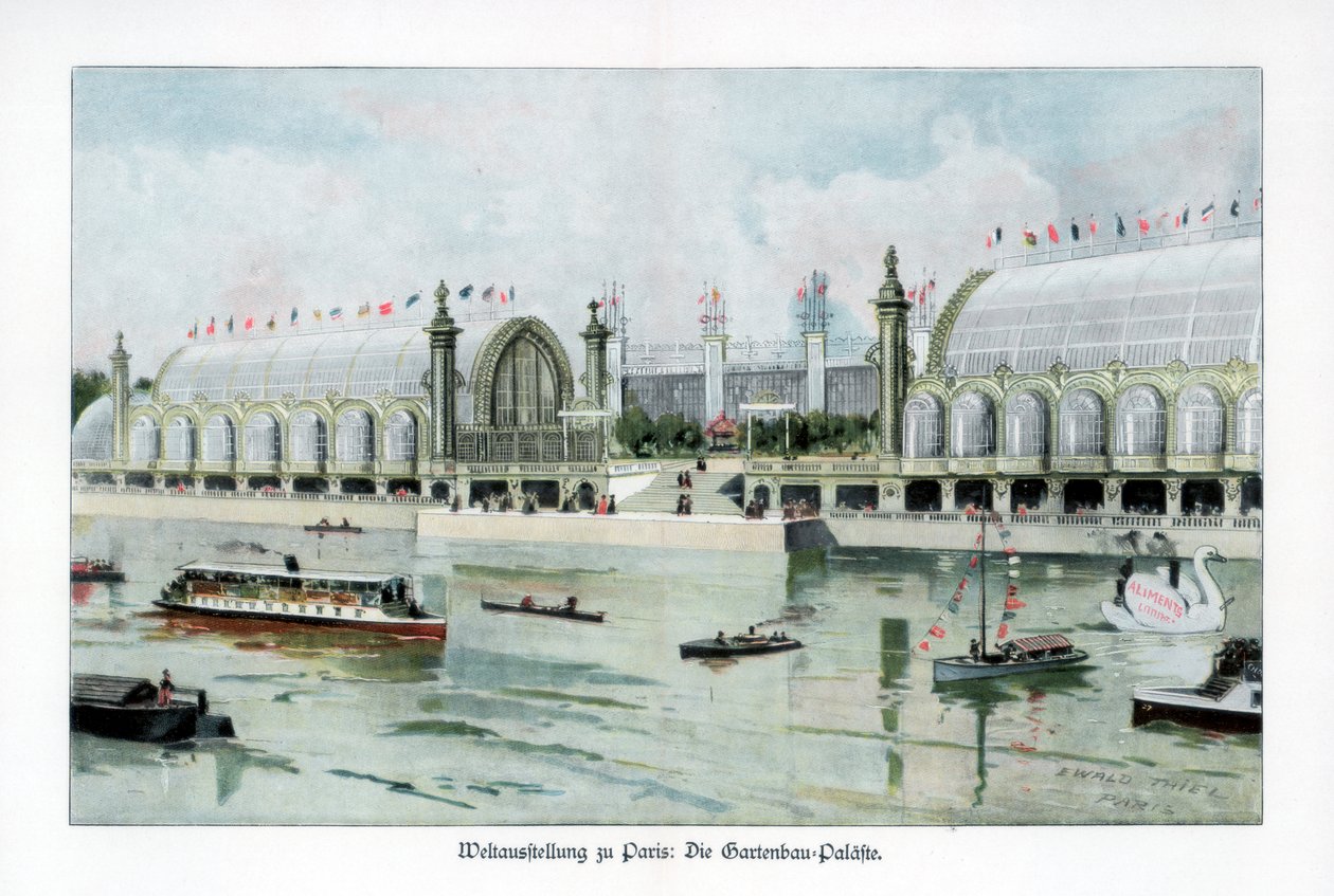 Havebrugspaladset, Paris verdensudstilling, 1889, 1900. af Ewald Thiel