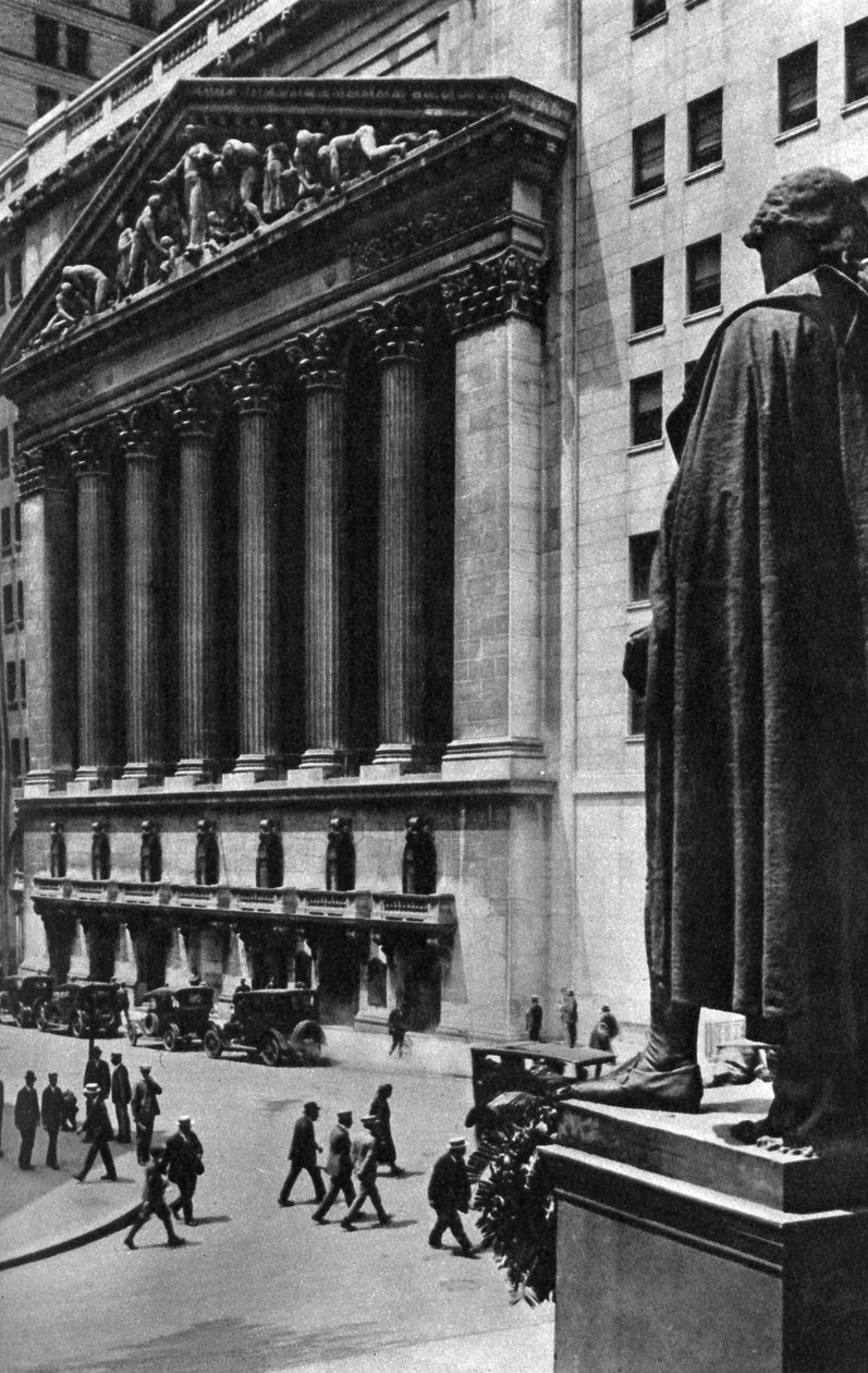 New York Stock Exchange, New York City, USA, c1930