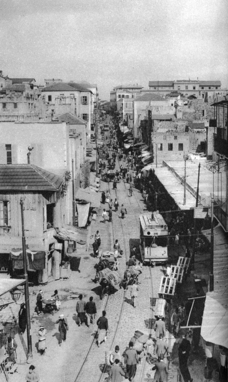 Gadebillede, Beirut, Libanon, c1924 af Ewing Galloway