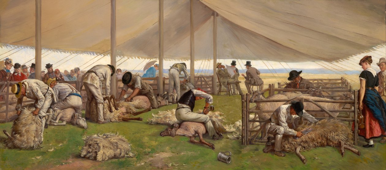 En kamp om at klippe får af Eyre Crowe