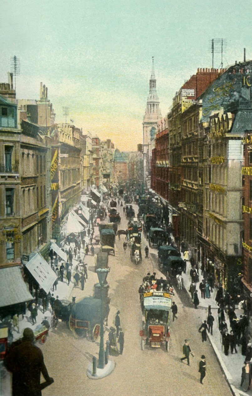 Cheapside, c1900-tallet. af Eyre and Spottiswoode