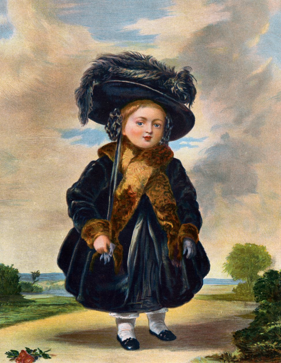 Dronning Victoria 1819-1901 i en alder af fire år, 1800-tallet. af Eyre and Spottiswoode