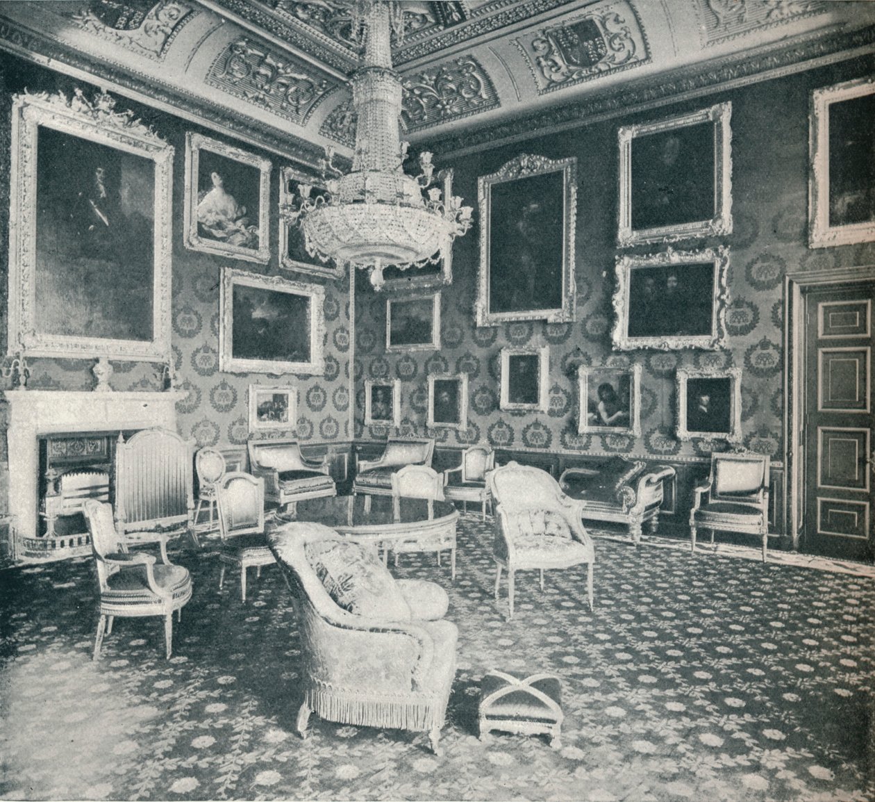 Council Chamber Windsor Castle, c1899, 1901 af Eyre and Spottiswoode