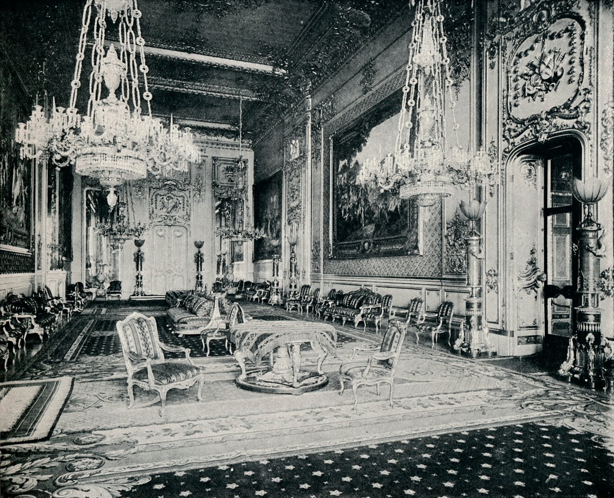The Grand Reception Room, Windsor Castle, c1899, 1901 af Eyre and Spottiswoode