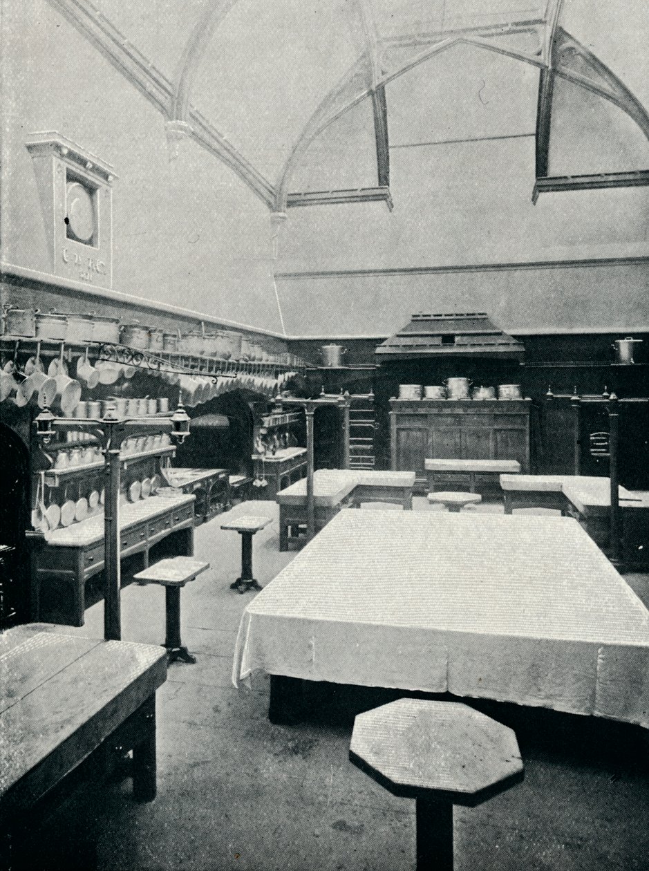Det kongelige køkken på Windsor Castle, c1899, 1901 af Eyre and Spottiswoode