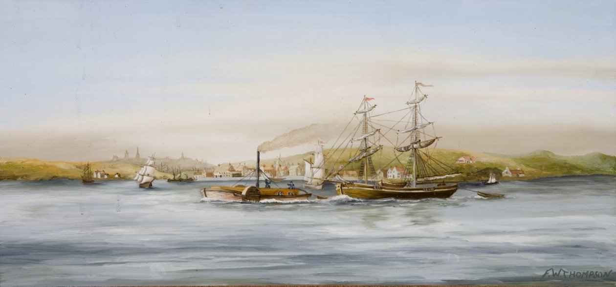 Seascape af F. W. Thompson