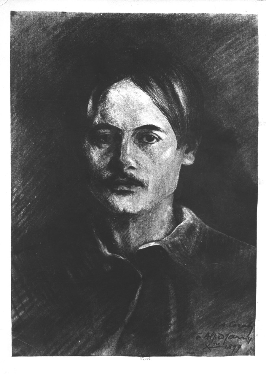 Portræt af Alfred Jarry (1873-1907) 1899 af F.A. Cazals