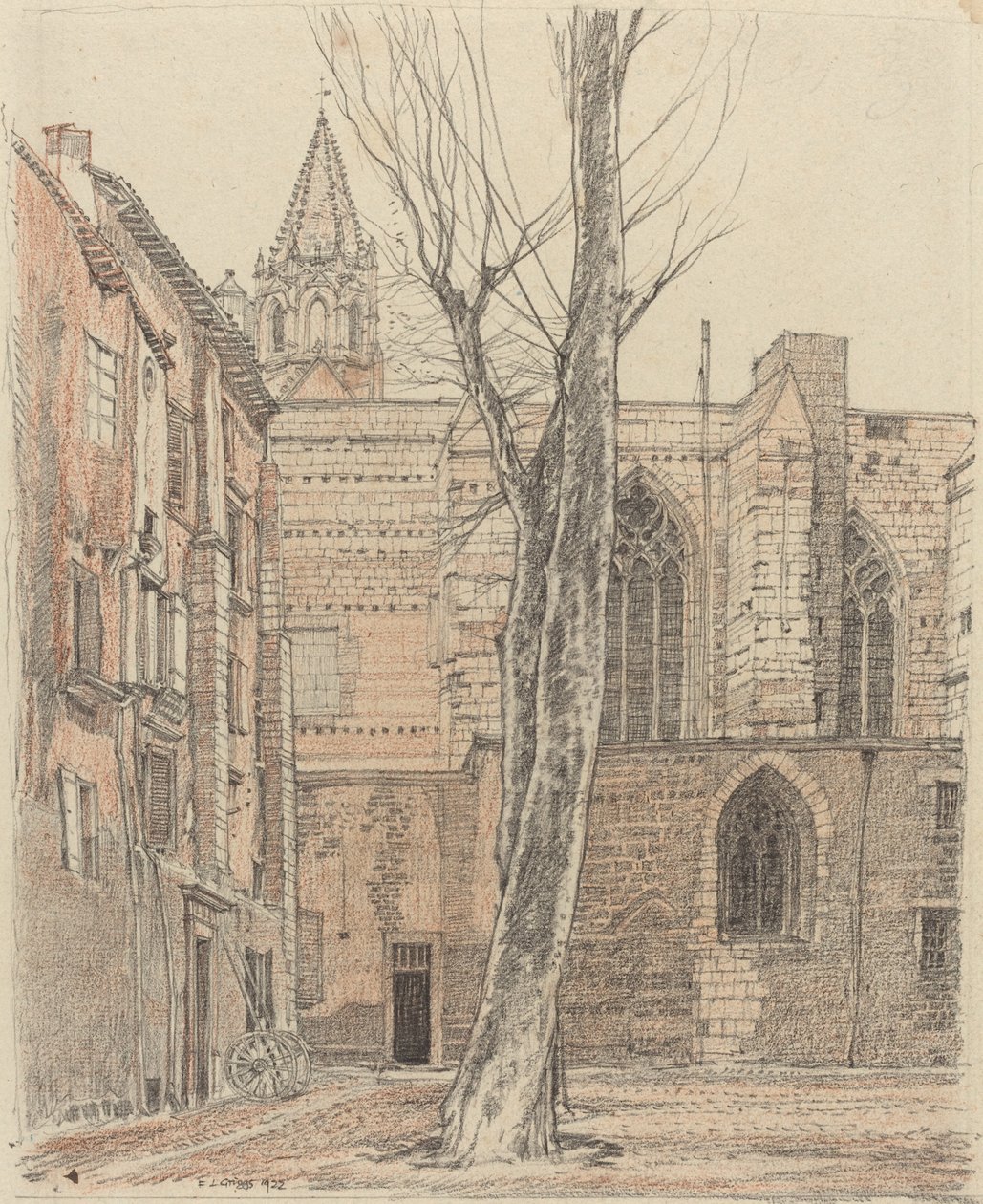 St. Pierre Cloister, Avignon af F.L. Griggs