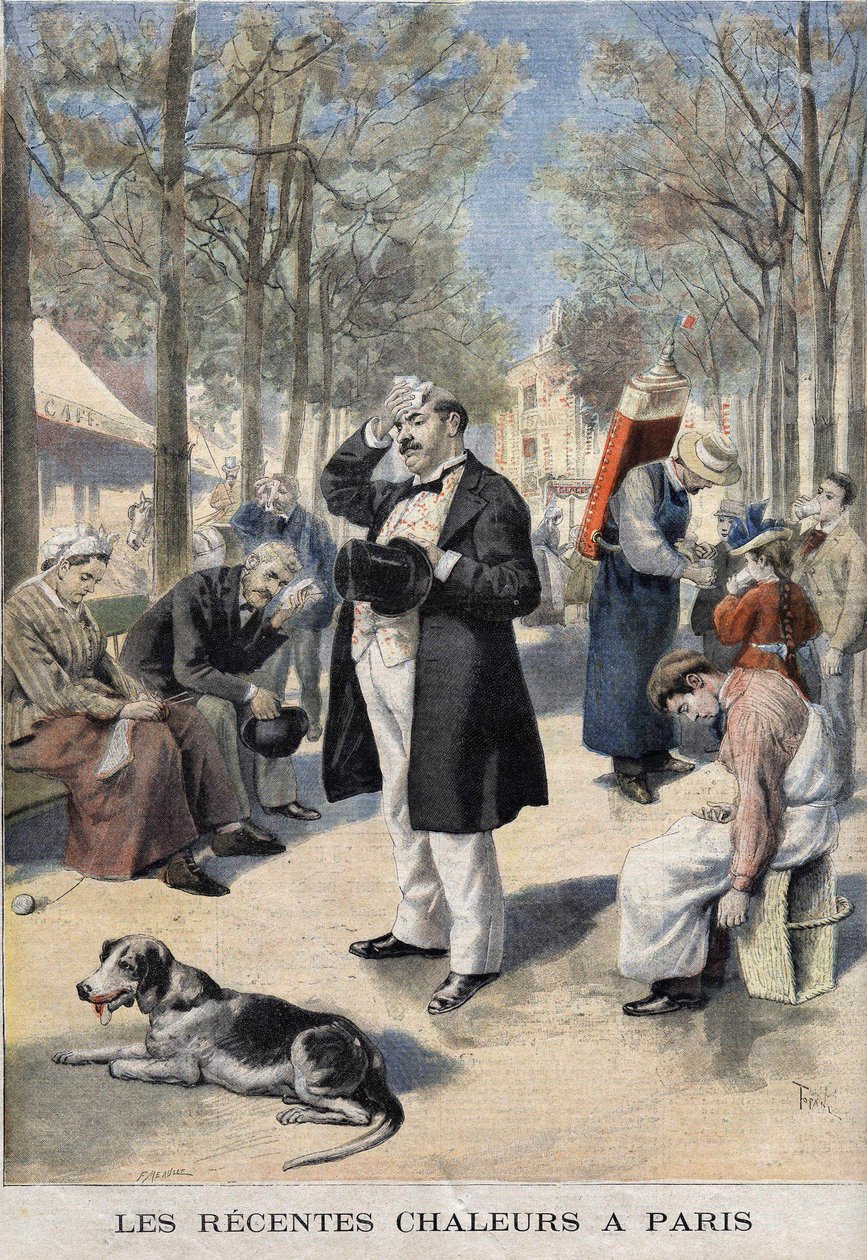 De seneste heats i Paris - i Le petit Journal du 22/09/1895 af F.L. and Tofani Oswaldo  Meaulle