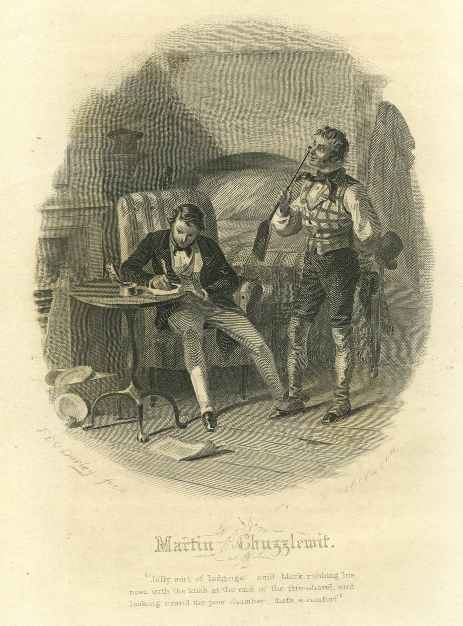 Martin Chuzzlewit: Mark Tapley og Martin Chuzzlewit af F.O.C. and McRae, C. John Darley