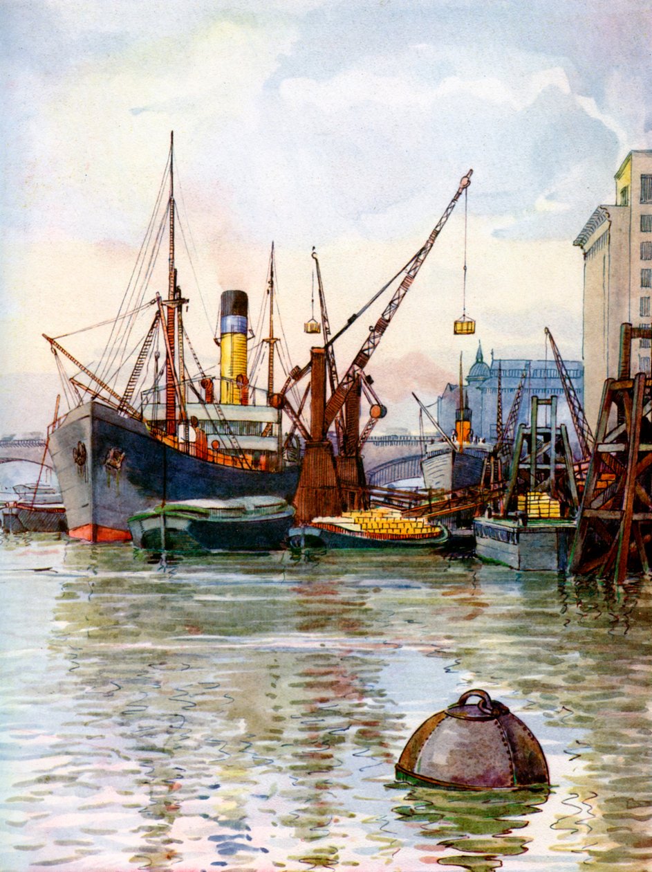 The Pool of London, 1924-1926 af FP Dickinson