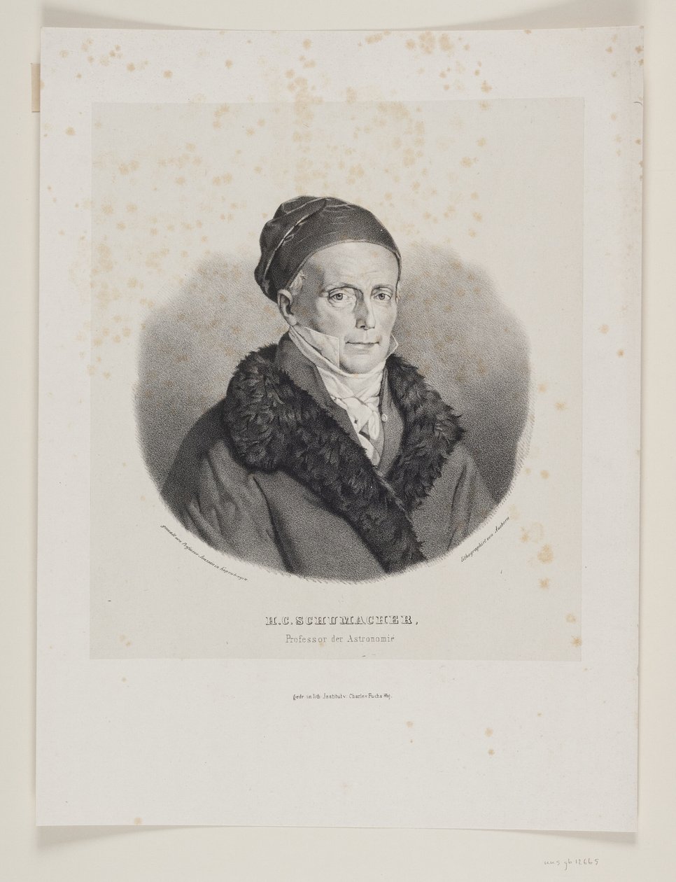 Heinrich Christian Schumacher af F. Ausborn