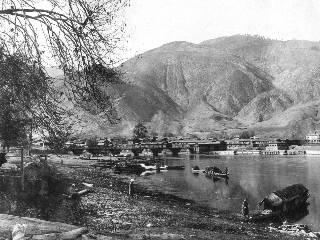 Baramulla, Kashmir, Indien, begyndelsen af det 20. århundrede af F. Bremner