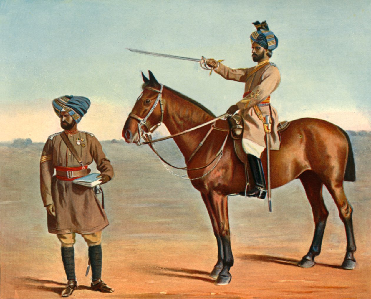 The Central India Horse, 1901. af F. Bremner
