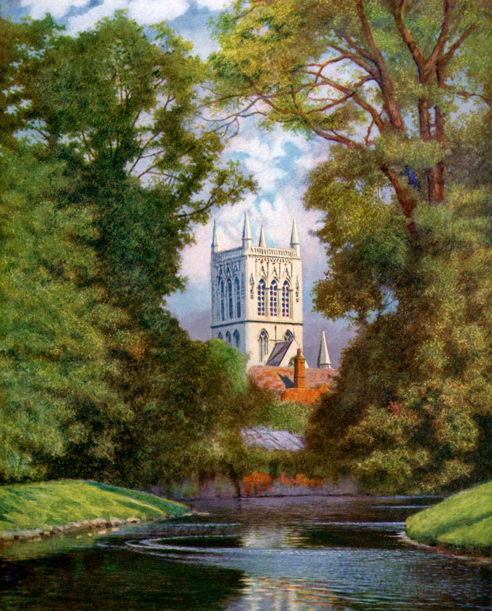 St Johns College Chapel, Cambridge, 1924-1926 af F. C. Varley