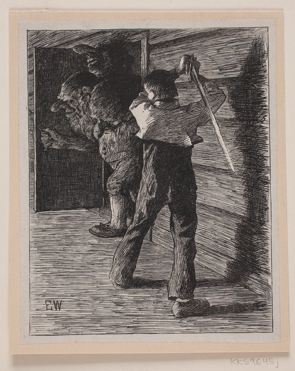 Illustration til "Soria Moria slot" af F. Hendriksen