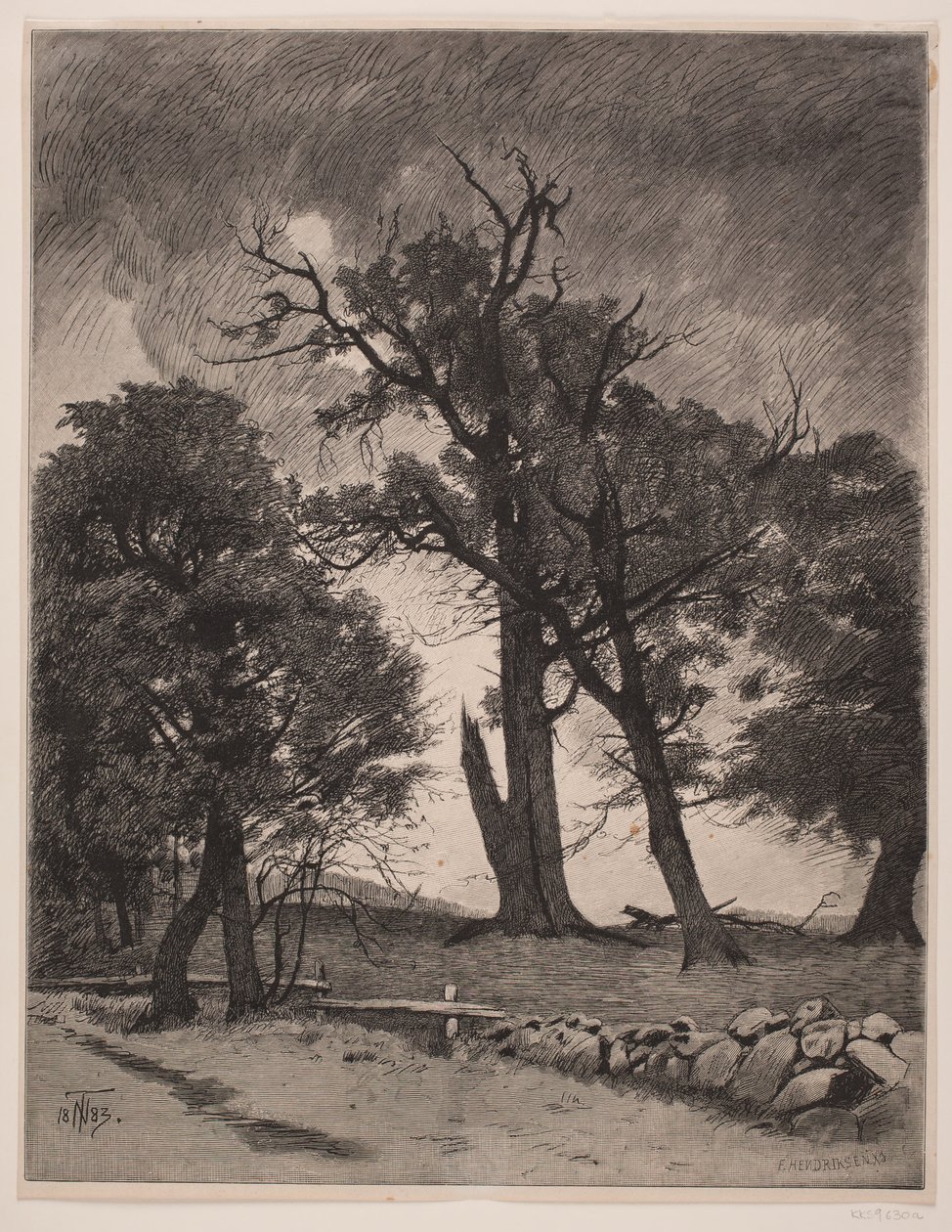 "Oktober" af F. Hendriksen