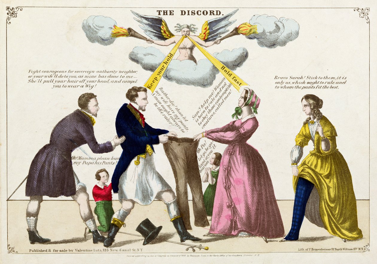 The Discord, 1855 af F. Heppenheimer