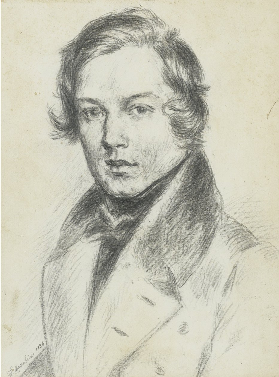 Robert Schumann 1810-1856, 1836 af F. Mannheim
