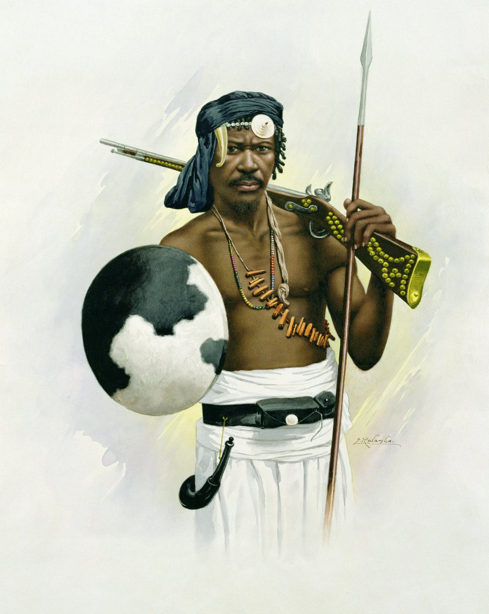 Sakalava kriger af F. Ralambo