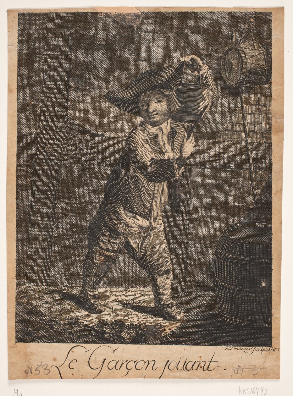 "Drengen der spiller" af F. Schüerer