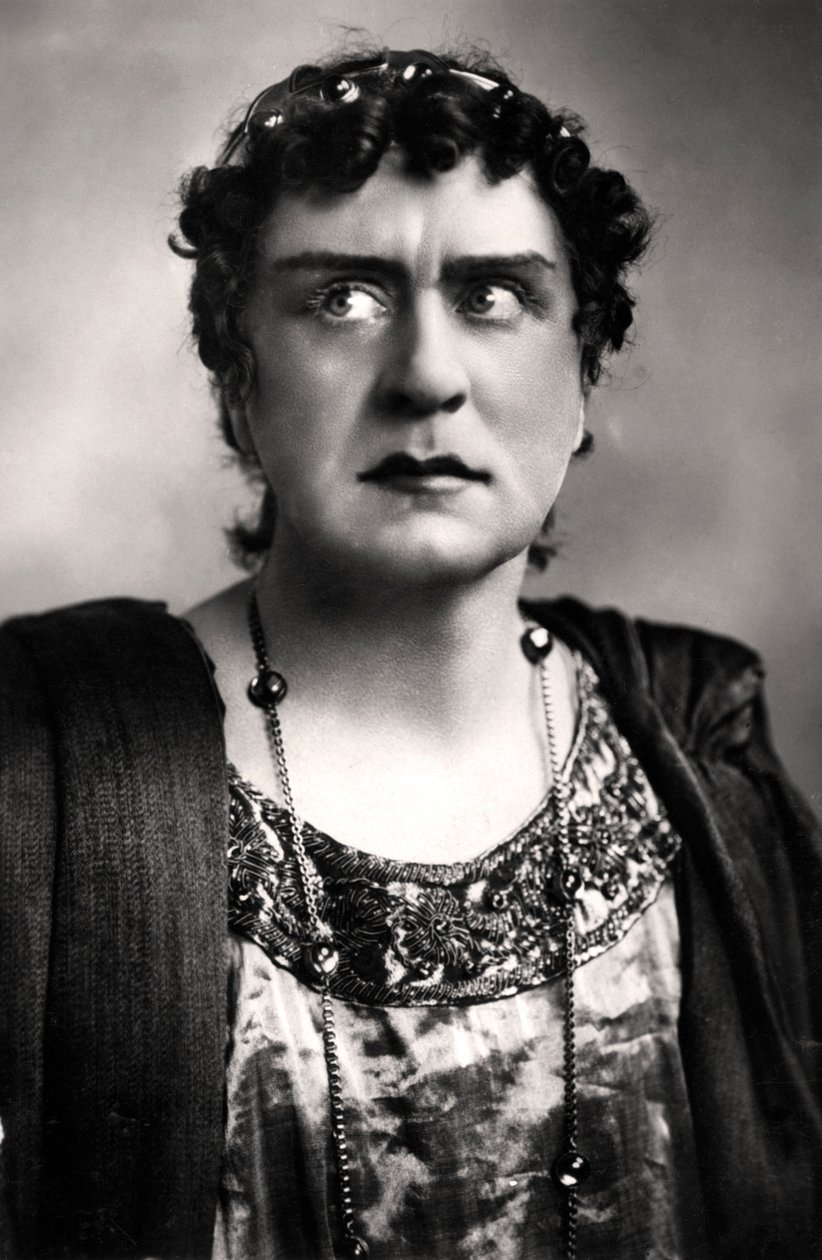 Herbert Beerbohm Tree 1853-1917, engelsk skuespiller, 1906. af F. W. Burford