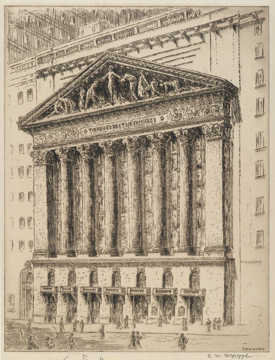 New York Stock Exchange af F. W. W. Hoppe