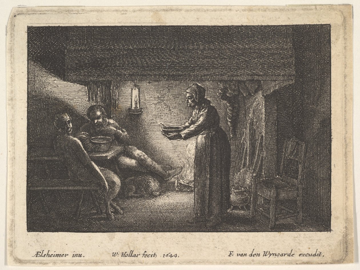Satyren og bonden, 1644. af F van den Wyngarde