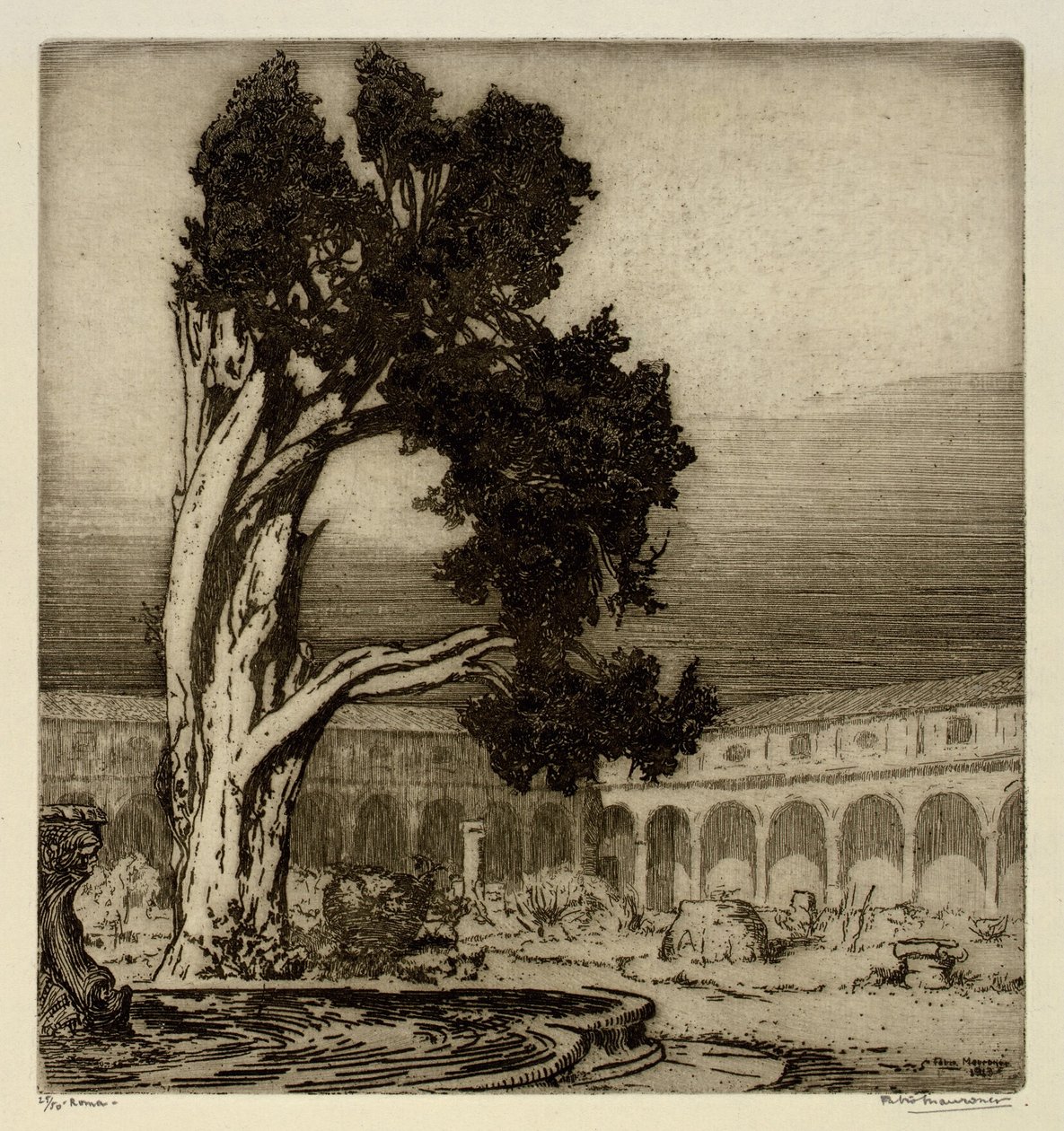 Michelangelos cypres, Rom af Fabio Mauroner