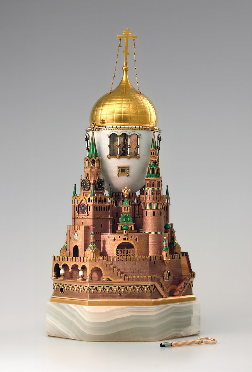 Påskeæg Moskva Kreml, 1904-1906 af Factory Fabergé Russian Master