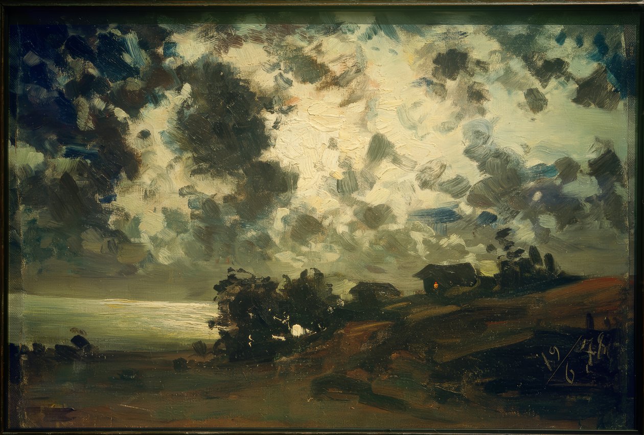 Moonlight, studie af Fanny Churberg