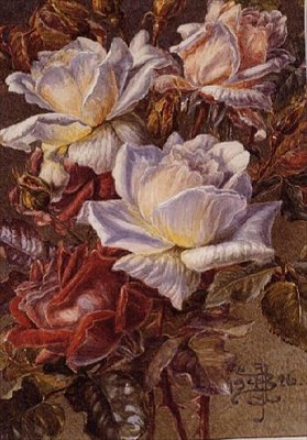 En flok roser af Fanny Jane Bayfield