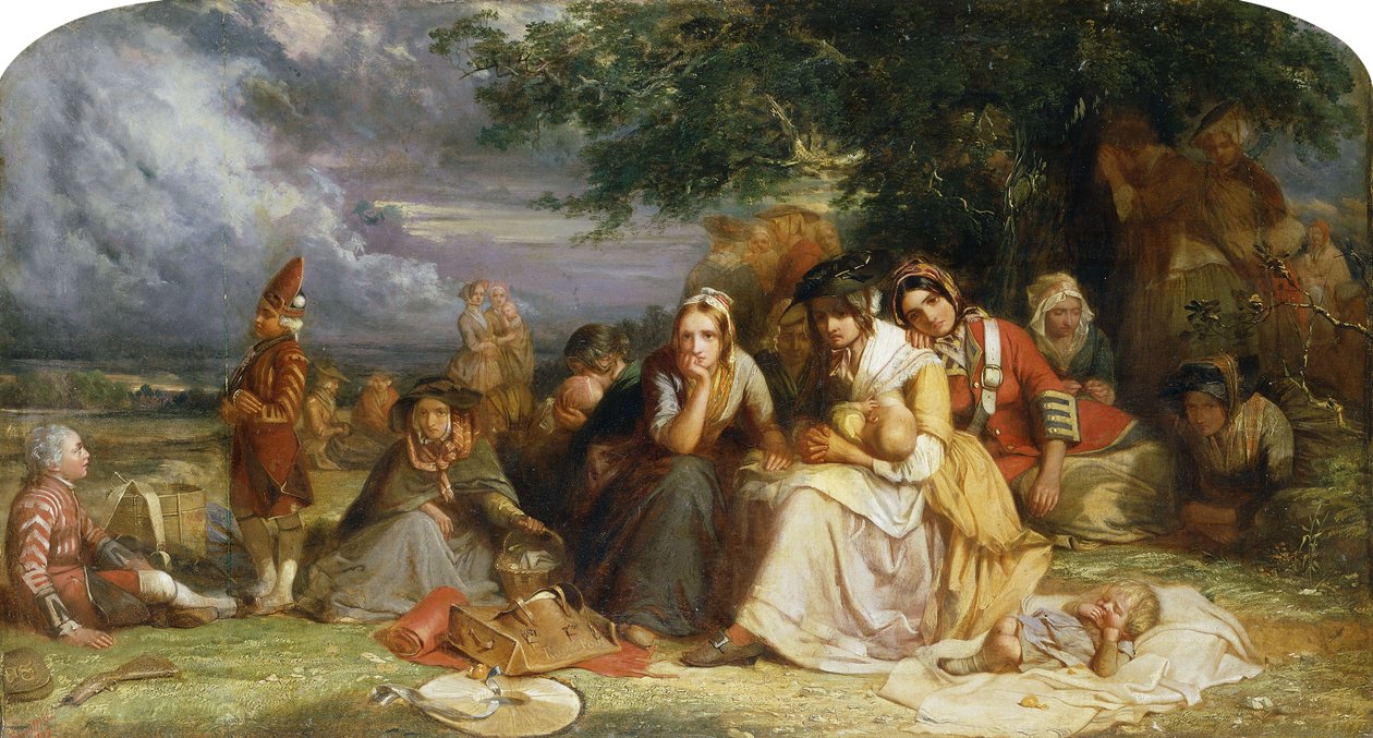 Efter slaget ved Prestonpans, 21. september 1745, 1849 af Fanny McIan