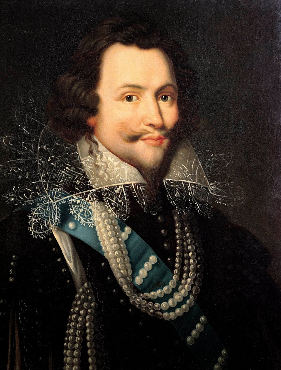 Portræt af George Villiers af Fanny Robert