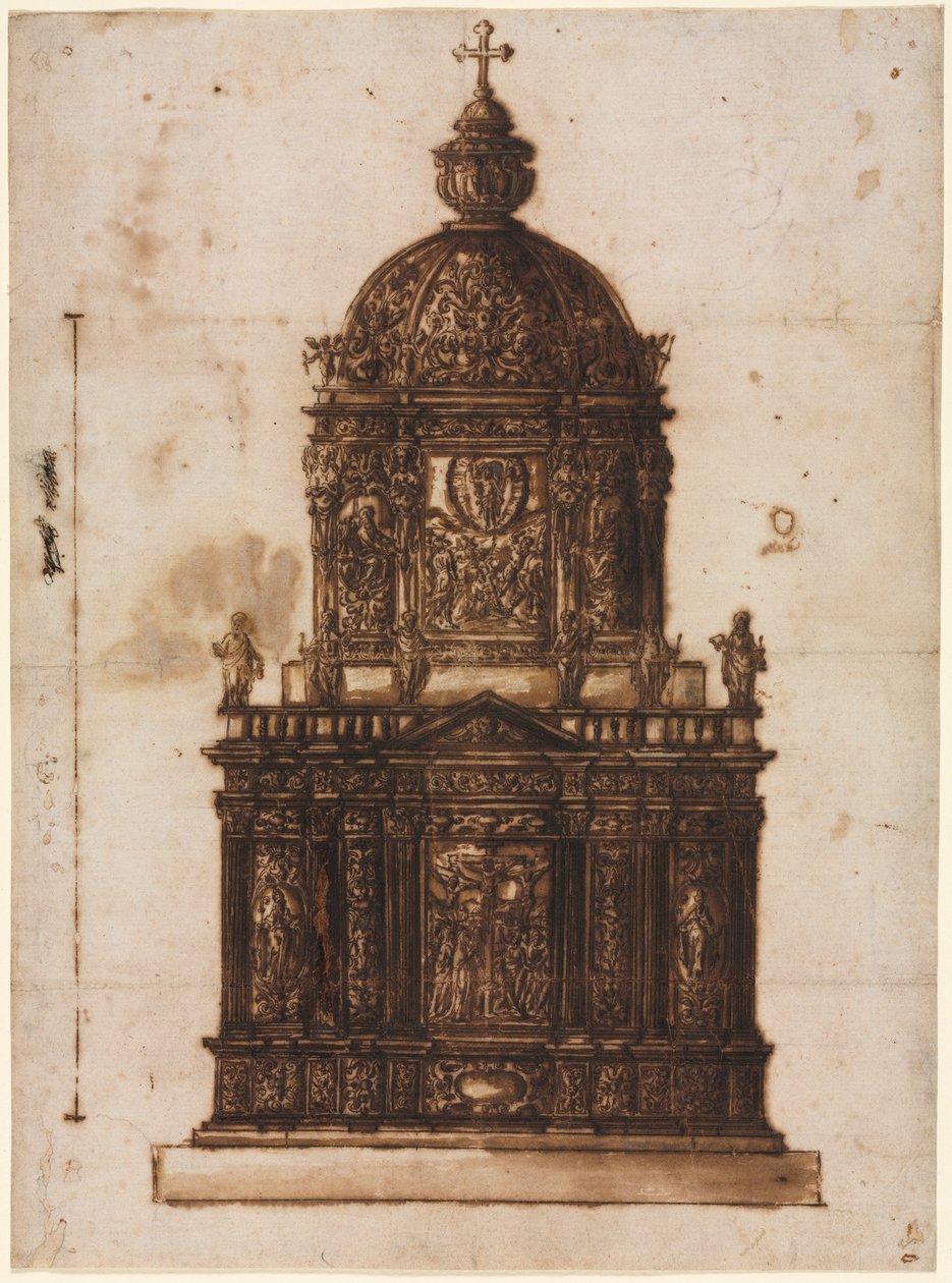 Design til et Ciborium, 1600-tallet. af Fantoni Family Workshop
