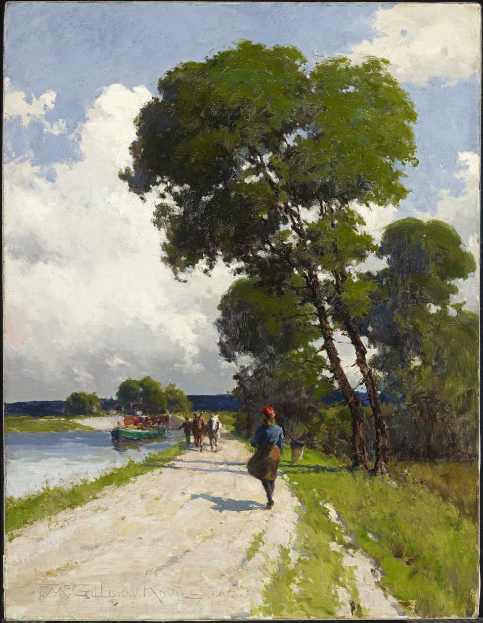En blæsende dag, 1903 af Farquhar McGillivray Knowles