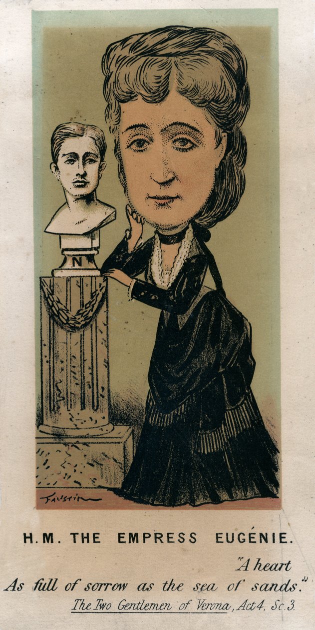 HM Kejserinde Eugénie, c1879. af Faustin