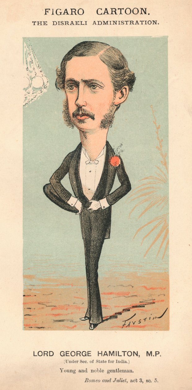 Lord George Hamilton, M.P., c1870 af Faustin