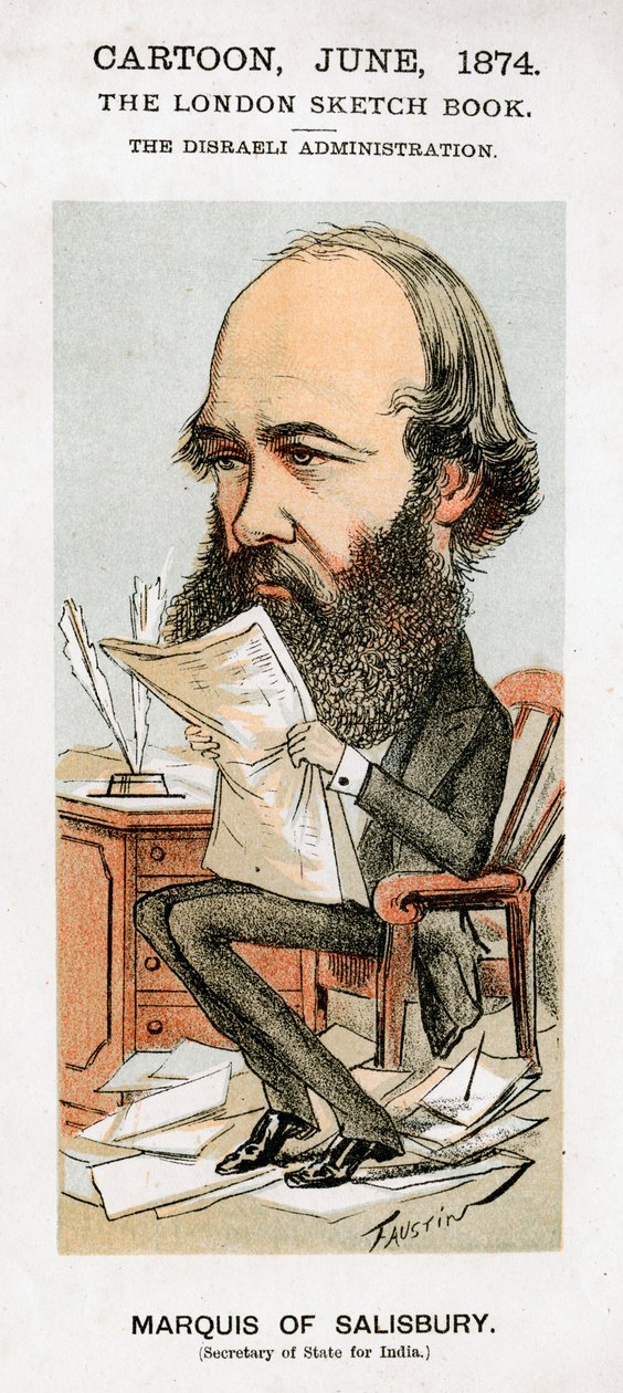 Robert Arthur Talbot Gascoyne-Cecil, 3. markis af Salisbury, britisk politiker, 1874. af Faustin