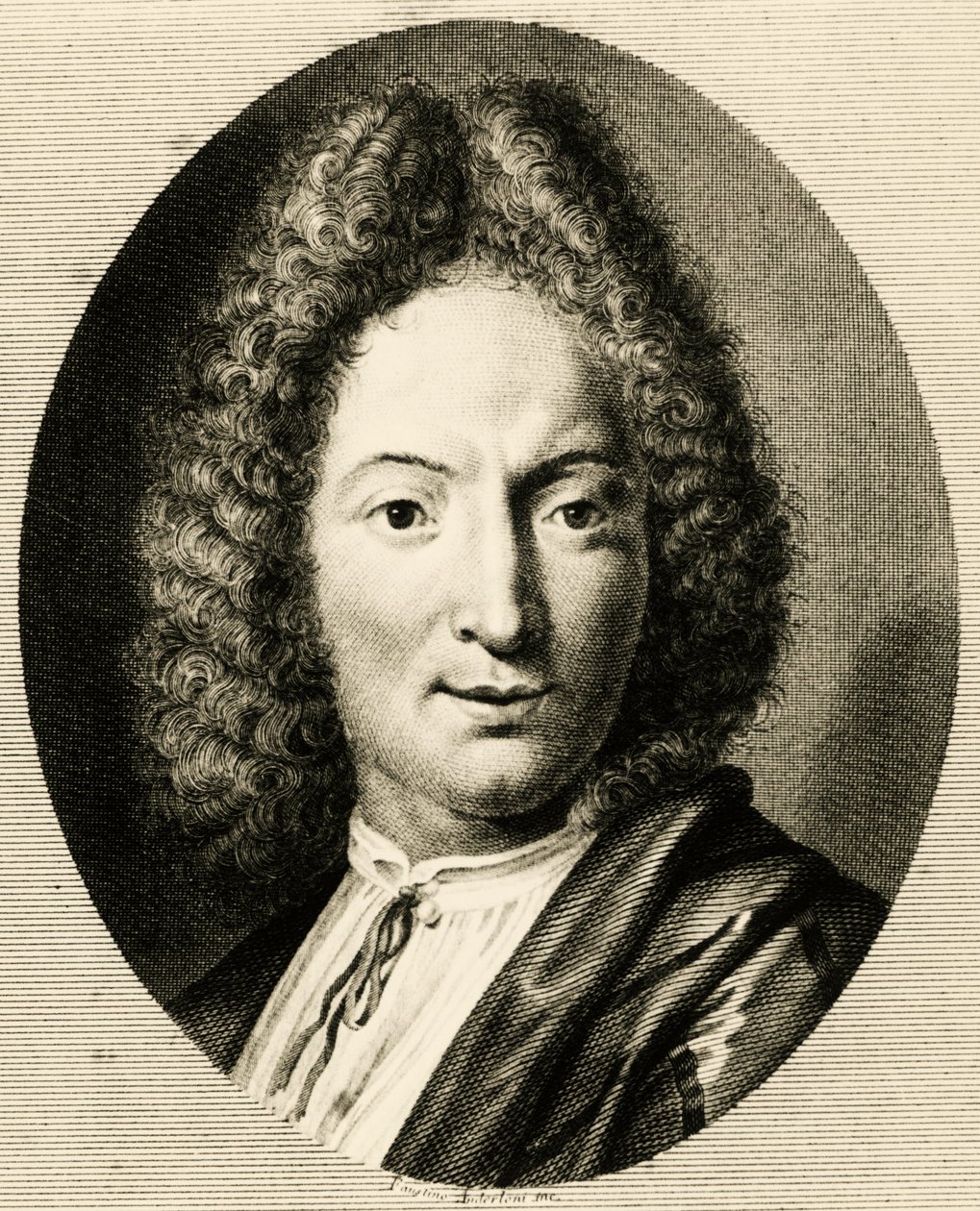 Portræt af Arcangelo Corelli (Fusignano af Faustino Anderloni