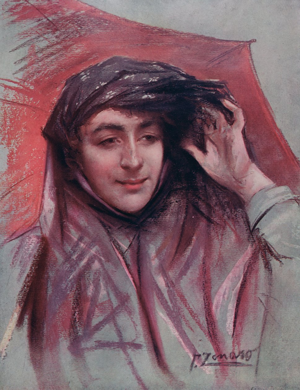Det nye Tyrkiet, ca. 1908 af Fausto Zonaro