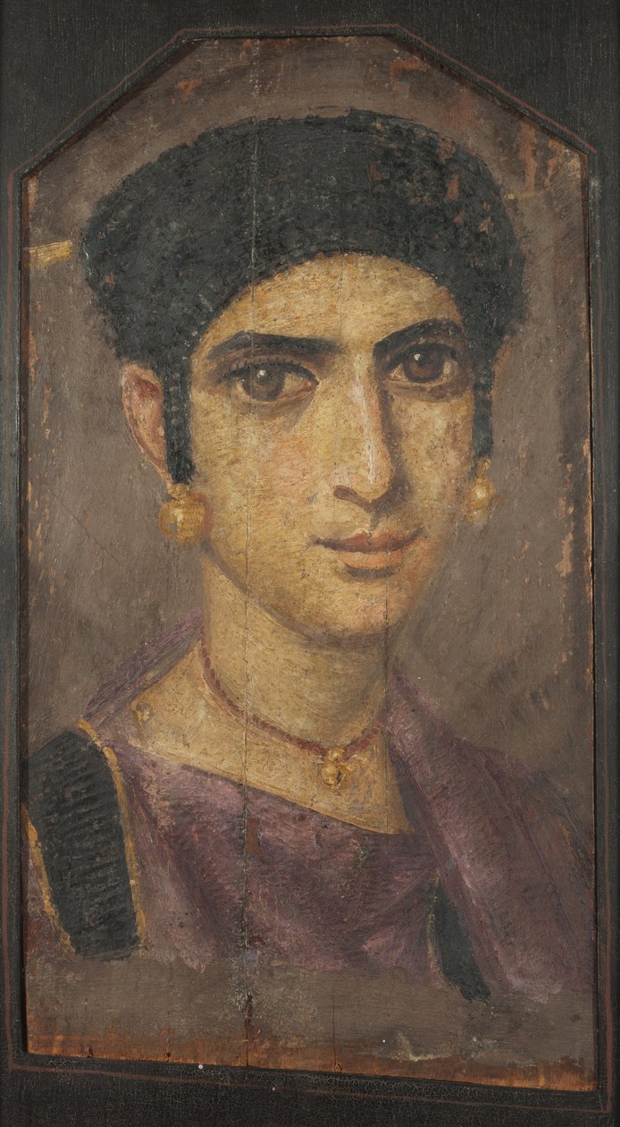 Portræt af en ung dame, 2. århundrede. AD af Fayum mummy portraits