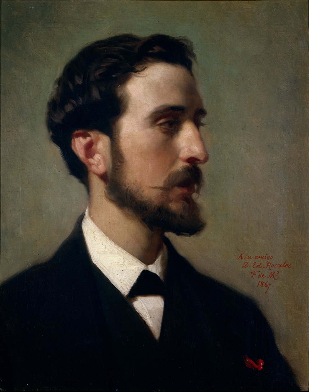 Spansk: maleren Eduardo Rosales af Federico de Madrazo y Kuntz