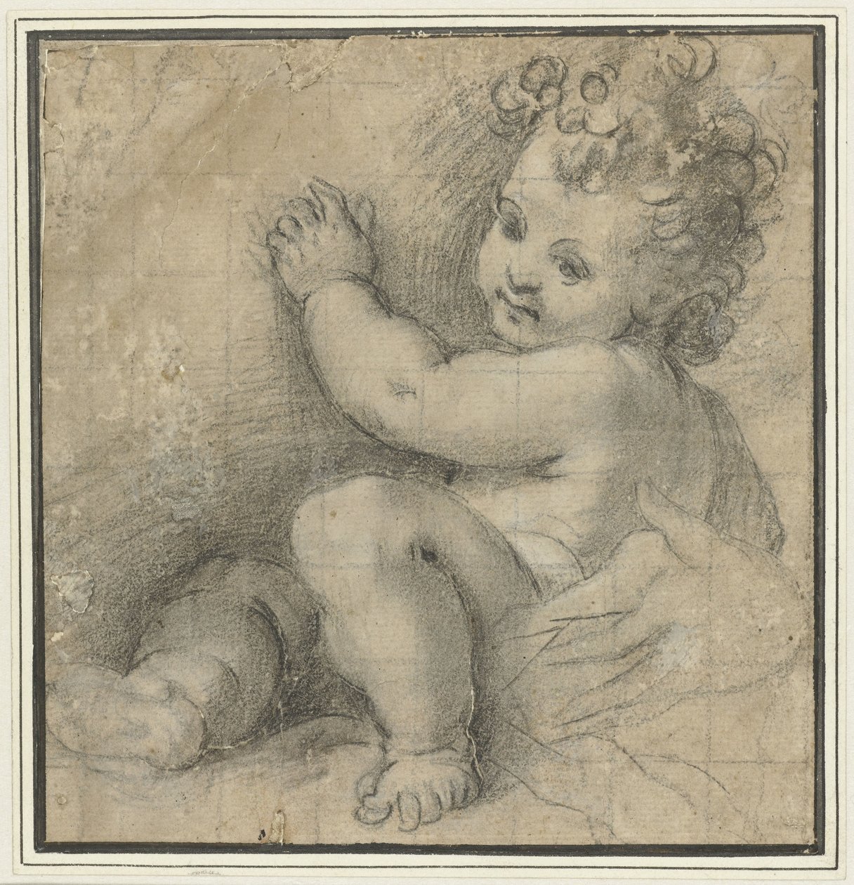 Kristusbarn med Marias hånd af Federico Barocci